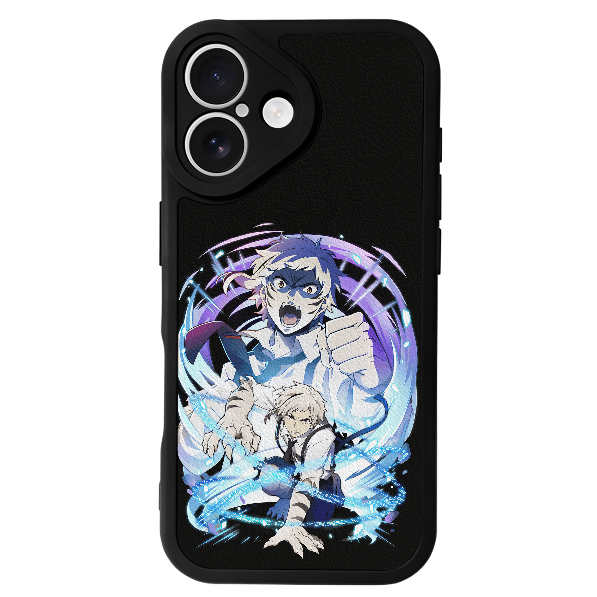 （画像用） 文豪ストレイドッグス Bungo Stray Dogs 【iPhone 16シリーズ対応】シリコンスマホケース（レザー調） 材質：シリコン